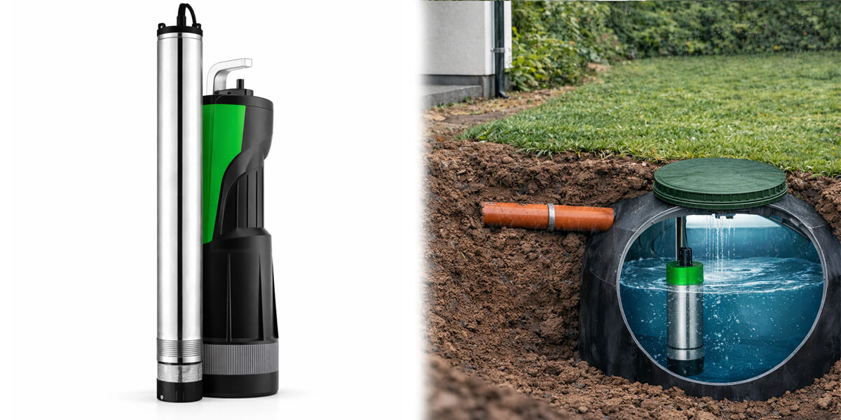 Automatické ponorné čerpadlá do studní a nádrží