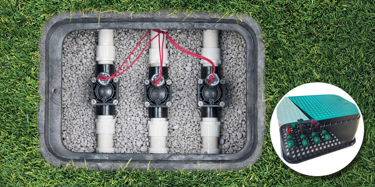 Ventilové zostavy so šachtou – hotové riešenie pre závlahu Ventilová zostava so šachtou – prehľadné rozdelenie zón v závlahovom systéme
